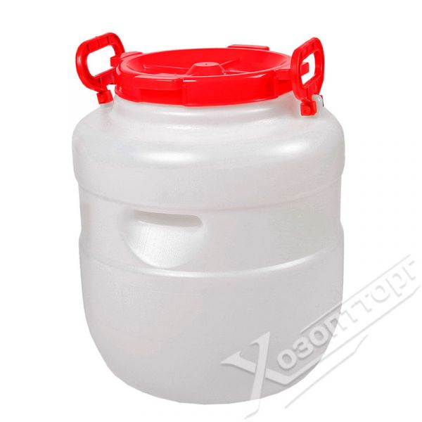 Barrel 30l round white Country